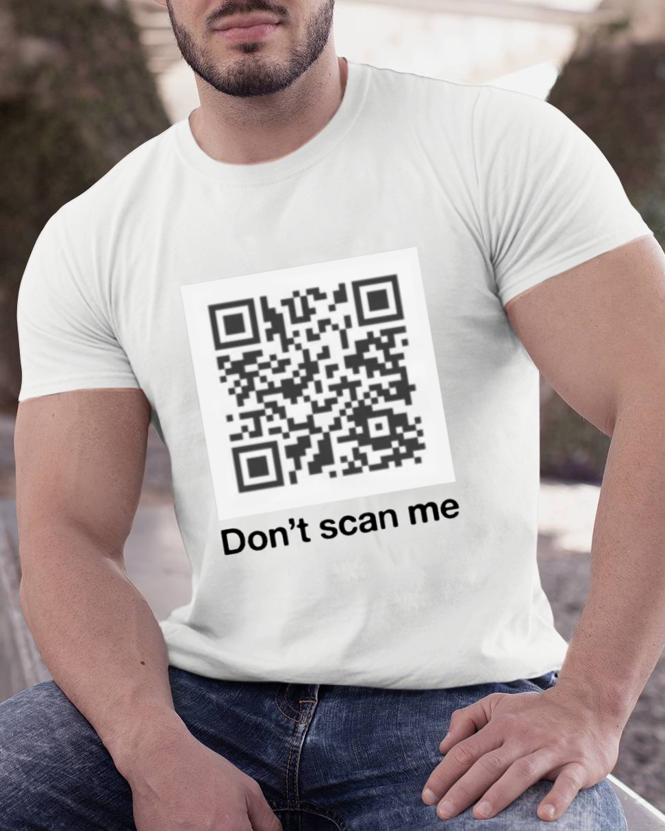 QR Code Prank - Rick Astley - Dont Scan Me - Funny  T-Shirt
