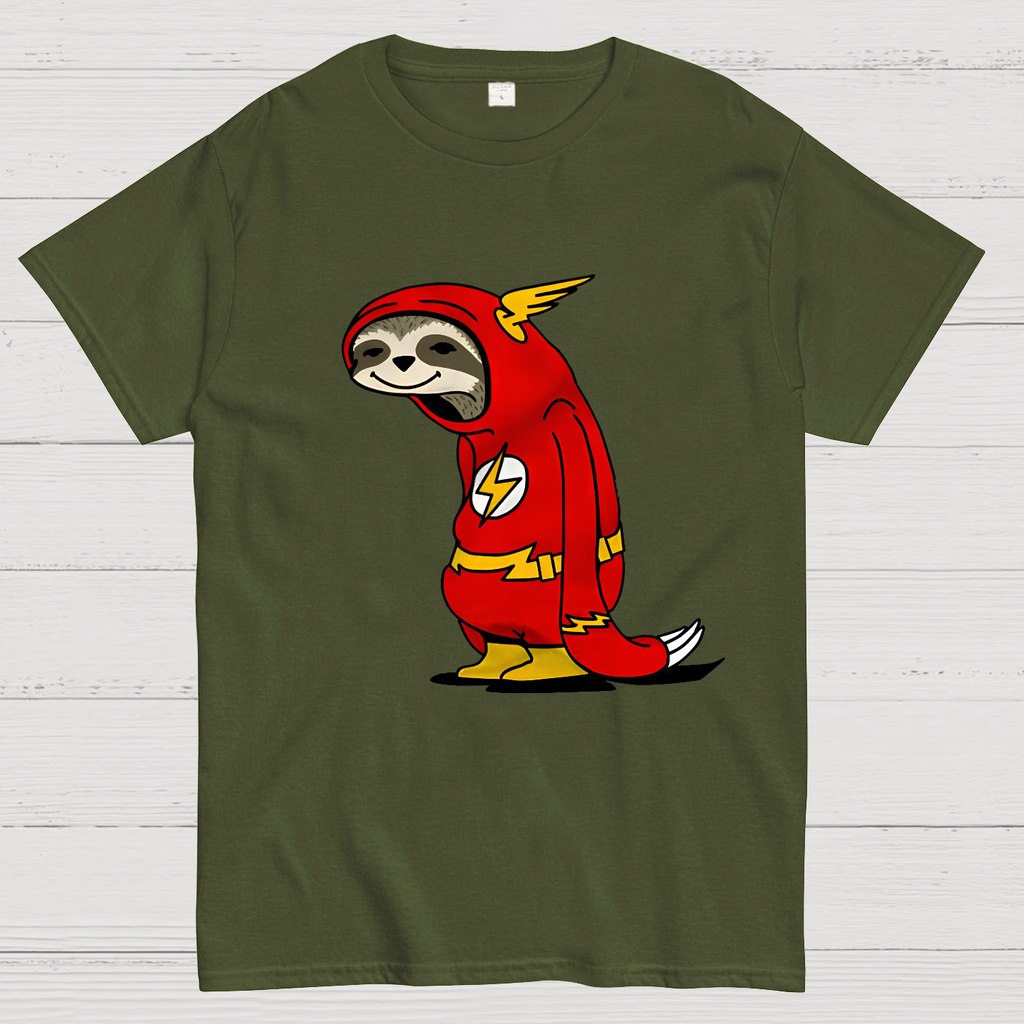 Flash Sloth Funny  T-Shirt