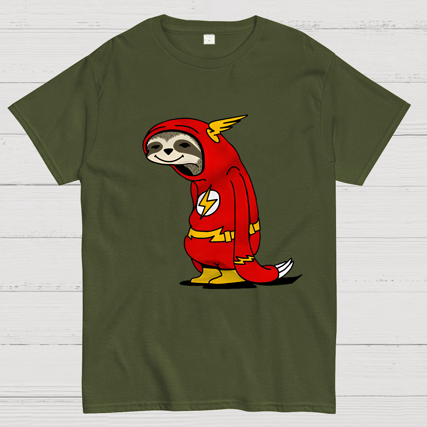 Flash Sloth Funny  T-Shirt