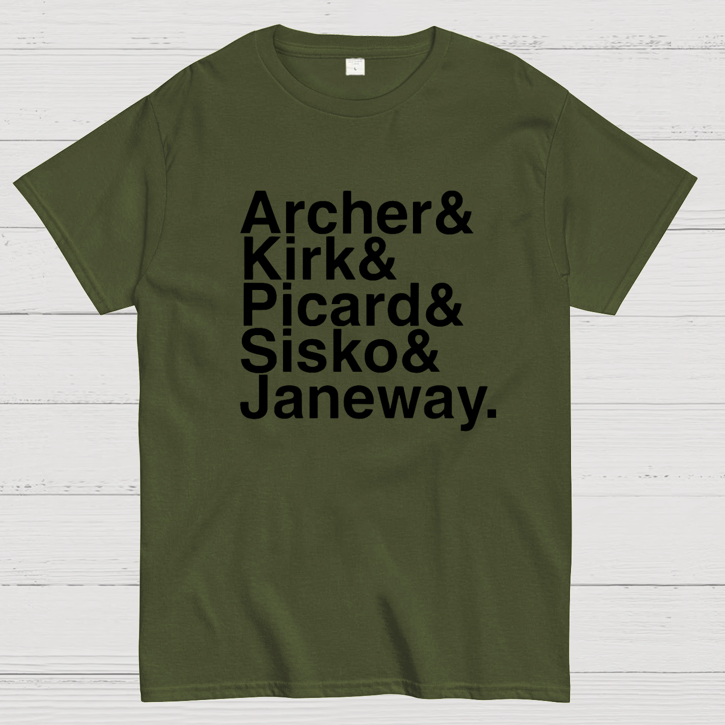 Star Trek Captains T-Shirt