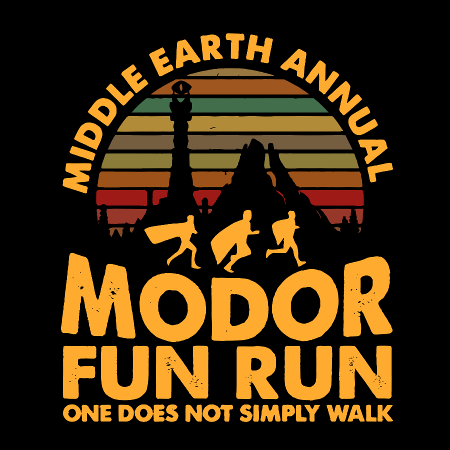 Mordor Fun Run Sarcasm  T-Shirt
