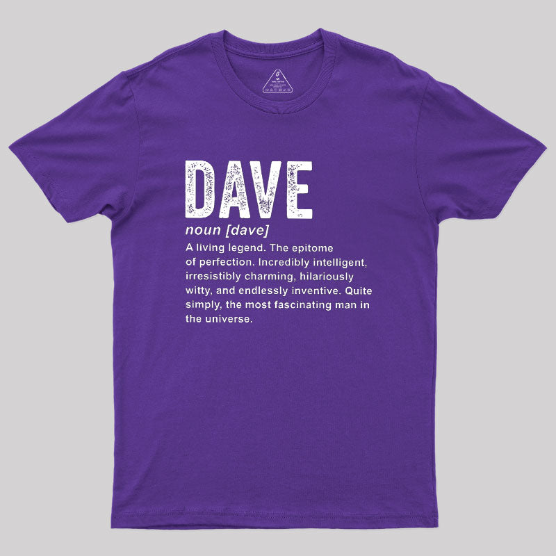 Dave Definition Funny Dave  T-Shirt