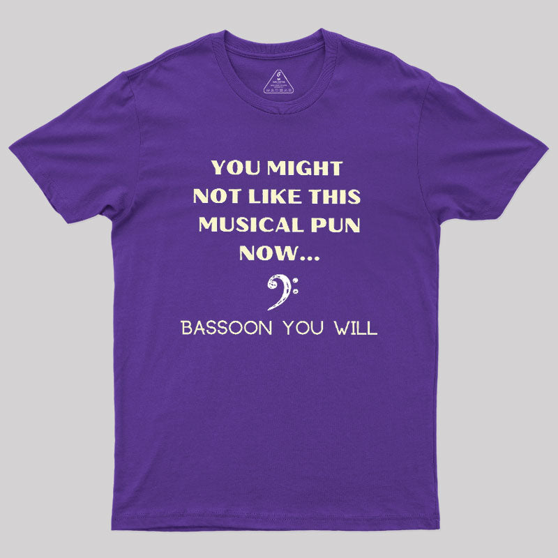 Funny Bassoon Music Pun  T-Shirt