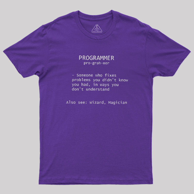Programmer Definition  T-Shirt