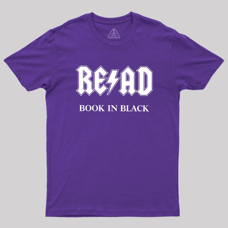 RE/AD - Book In Black  T-Shirt