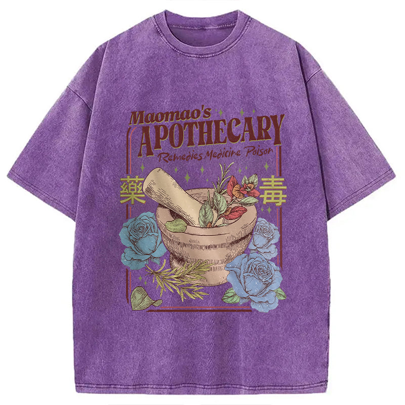 bbb Mao Mao's Apothecary Poisons Washed T-Shirt