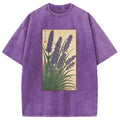 bbb Lavender Ukiyo-e Japanese Washed T-Shirt