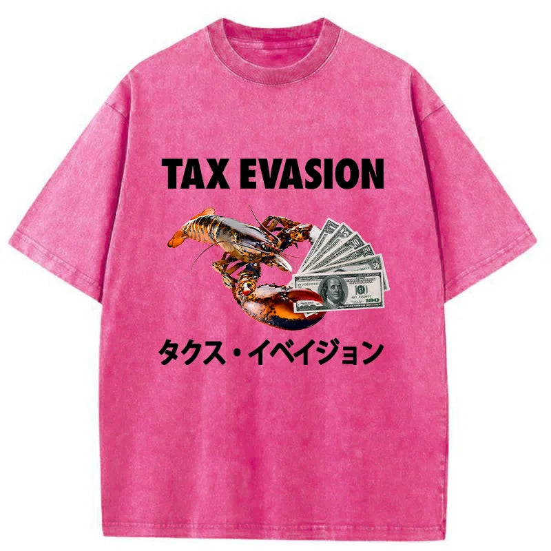 bbb Tux Evasion Funny Washed T-Shirt