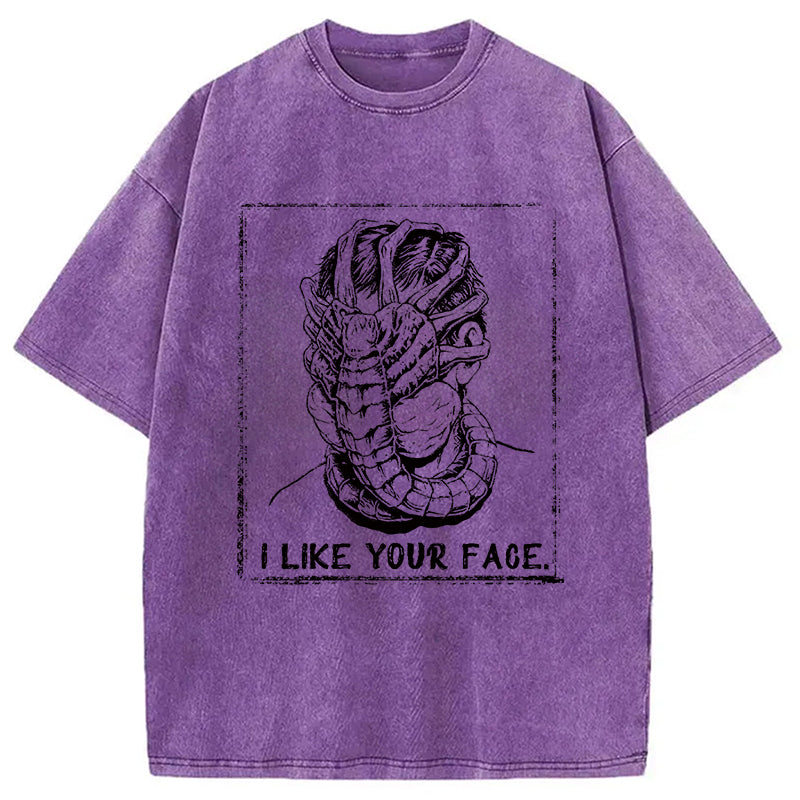 bbb I Like Your Face Washed T-Shirt