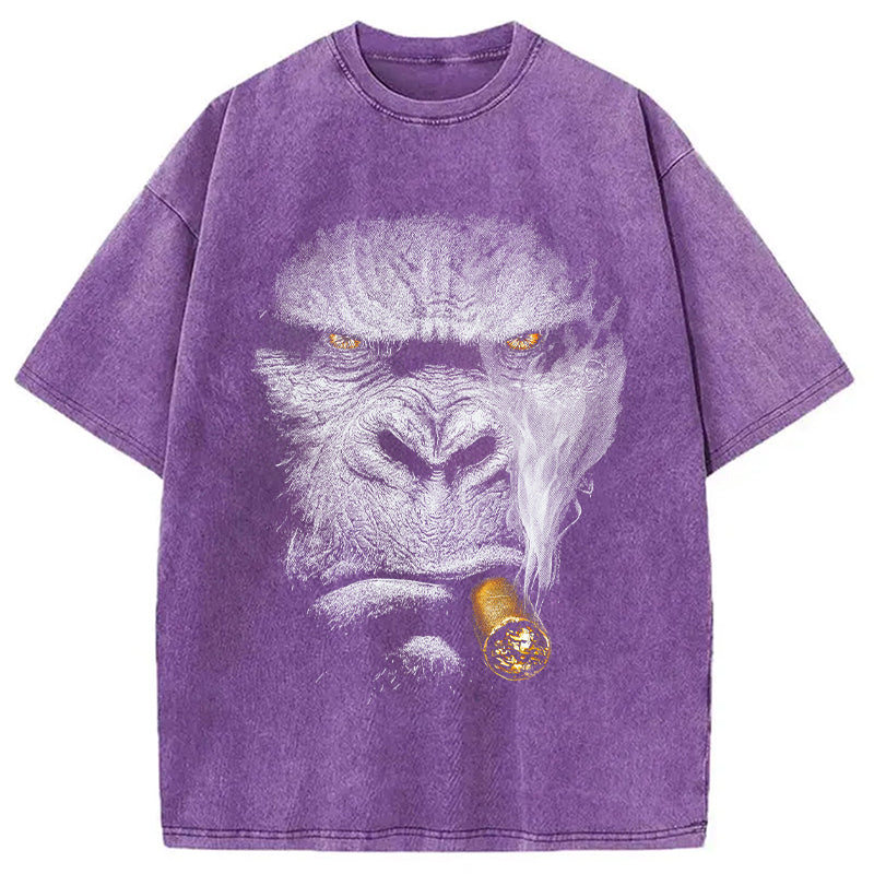 bbb Smoking Gorilla Washed T-Shirt