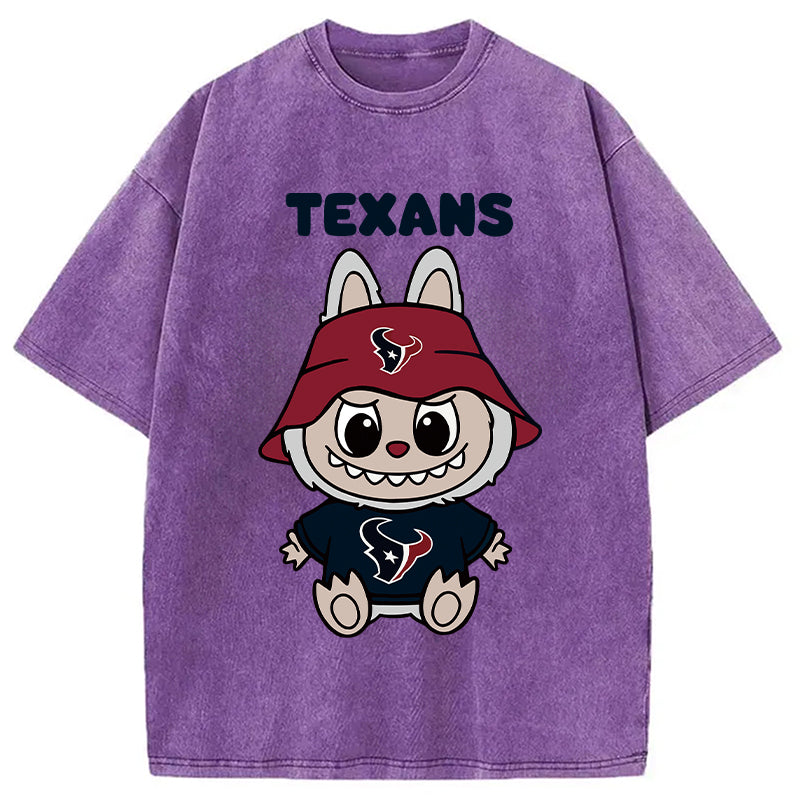 bbb Labubu Doll Monster Washed T-Shirt