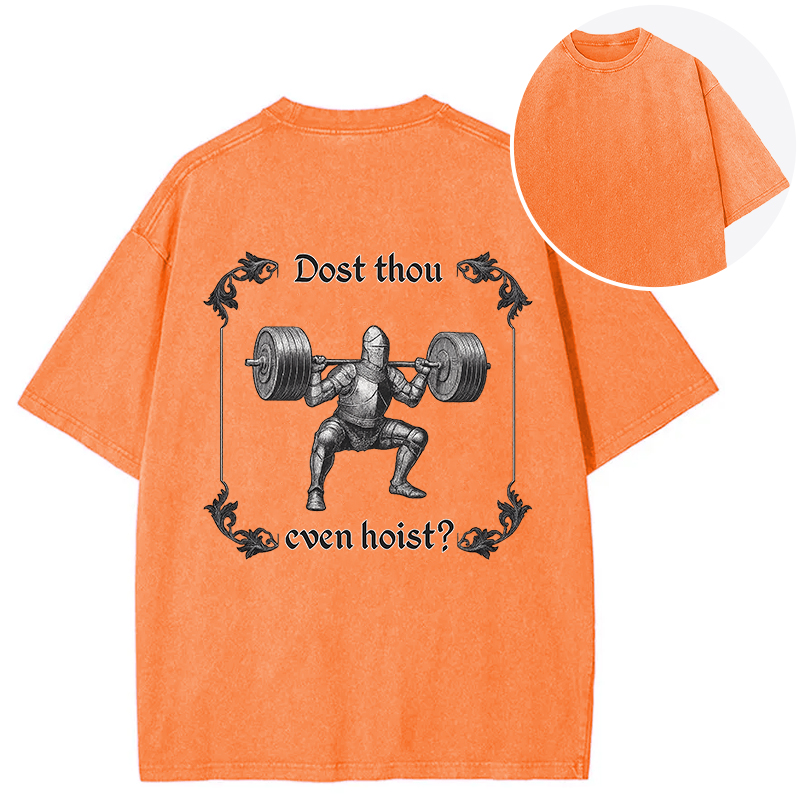 bbb Dost Thou Even Hoist Back Washed T-Shirt
