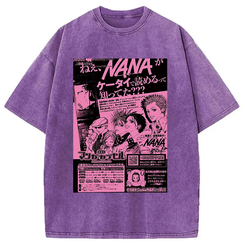 bbb Nana Black Stone Washed T-Shirt