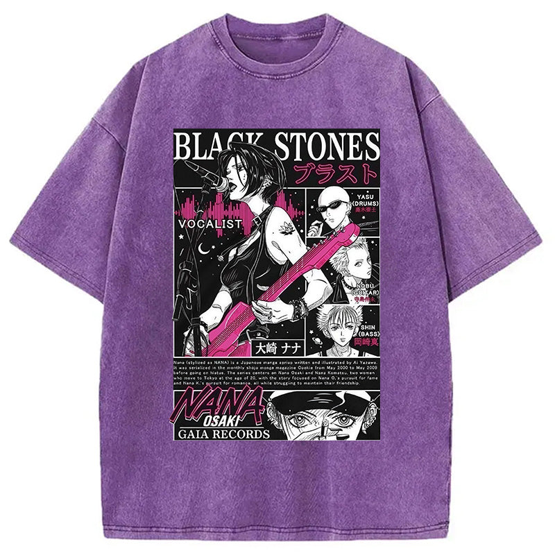 bbb Black Stone Washed T-Shirt
