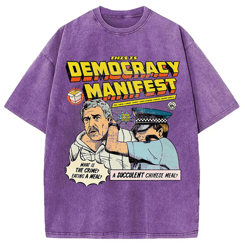 bbb This is Democracy Washed T-Shirt