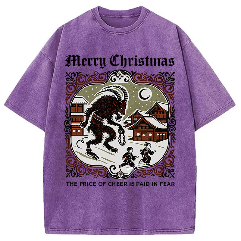 bbb The Price of Cheer is Paid in Fear Washed T-Shirt