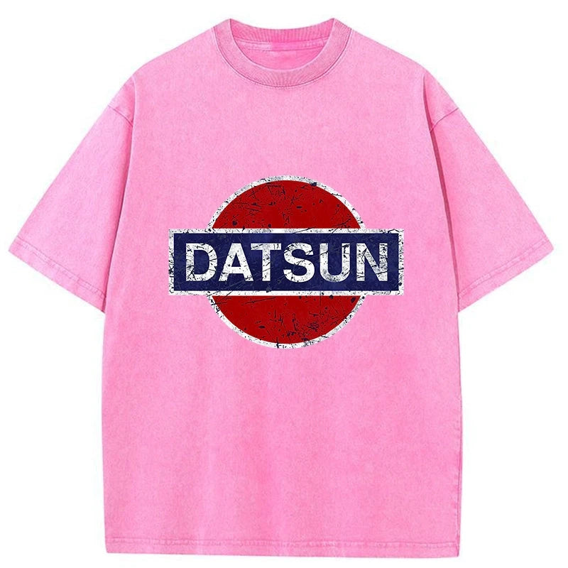bbb Datsun Vintage Car Washed T-Shirt