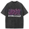 bbb Logo Naughty By Nature Hiphop Washed T-Shirt