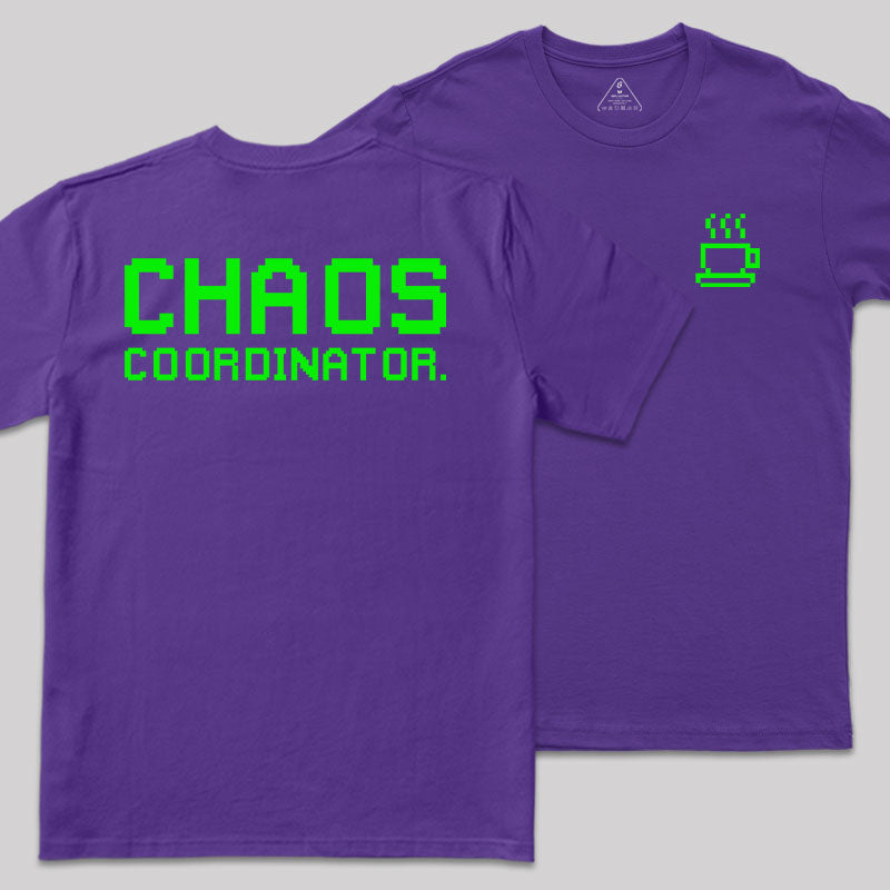 Chaos Front and Back Printed T-Shirt
