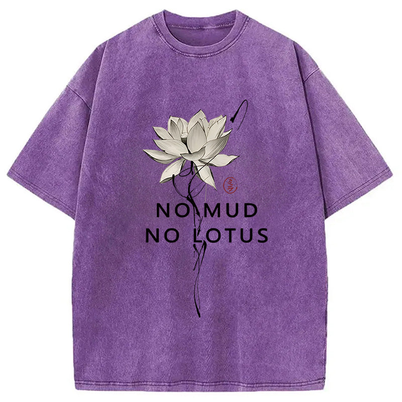 bbb Japanese Zen Lotus Washed T-Shirt