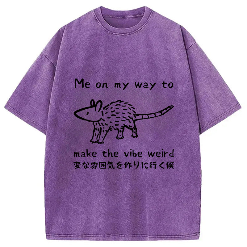 bbb Making The Vibe Weird Washed T-Shirt