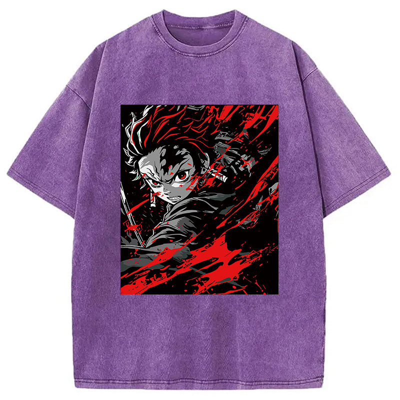 bbb Demon Slayer Daring Duels Washed T-Shirt