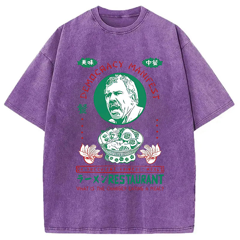 bbb Delicious Chinese Food Washed T-Shirt