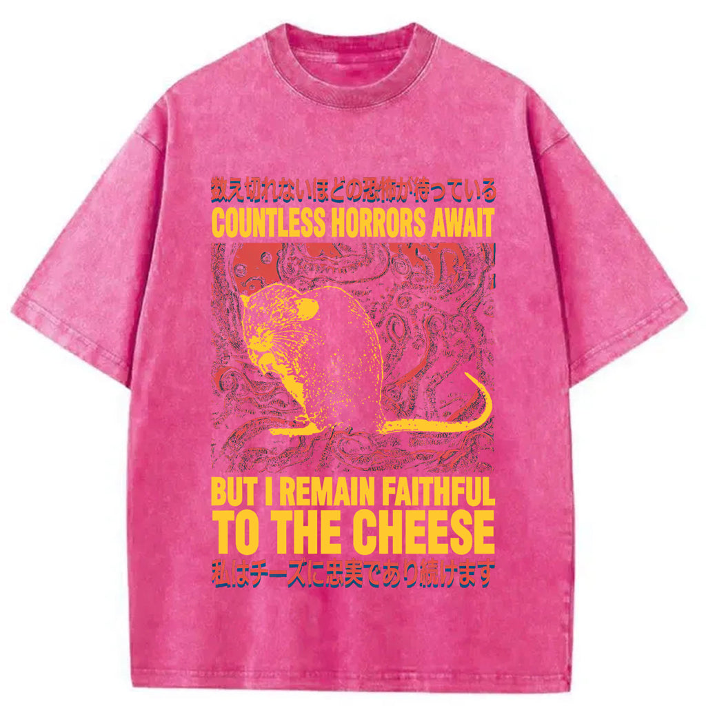 bbb Countless Horrors Await But Remain Faithful to the Cheese Washed T-Shirt