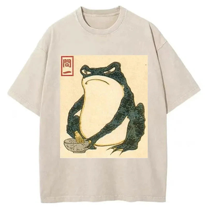 bbb Matsumoto Hoji Japanese Frog Washed T-Shirt