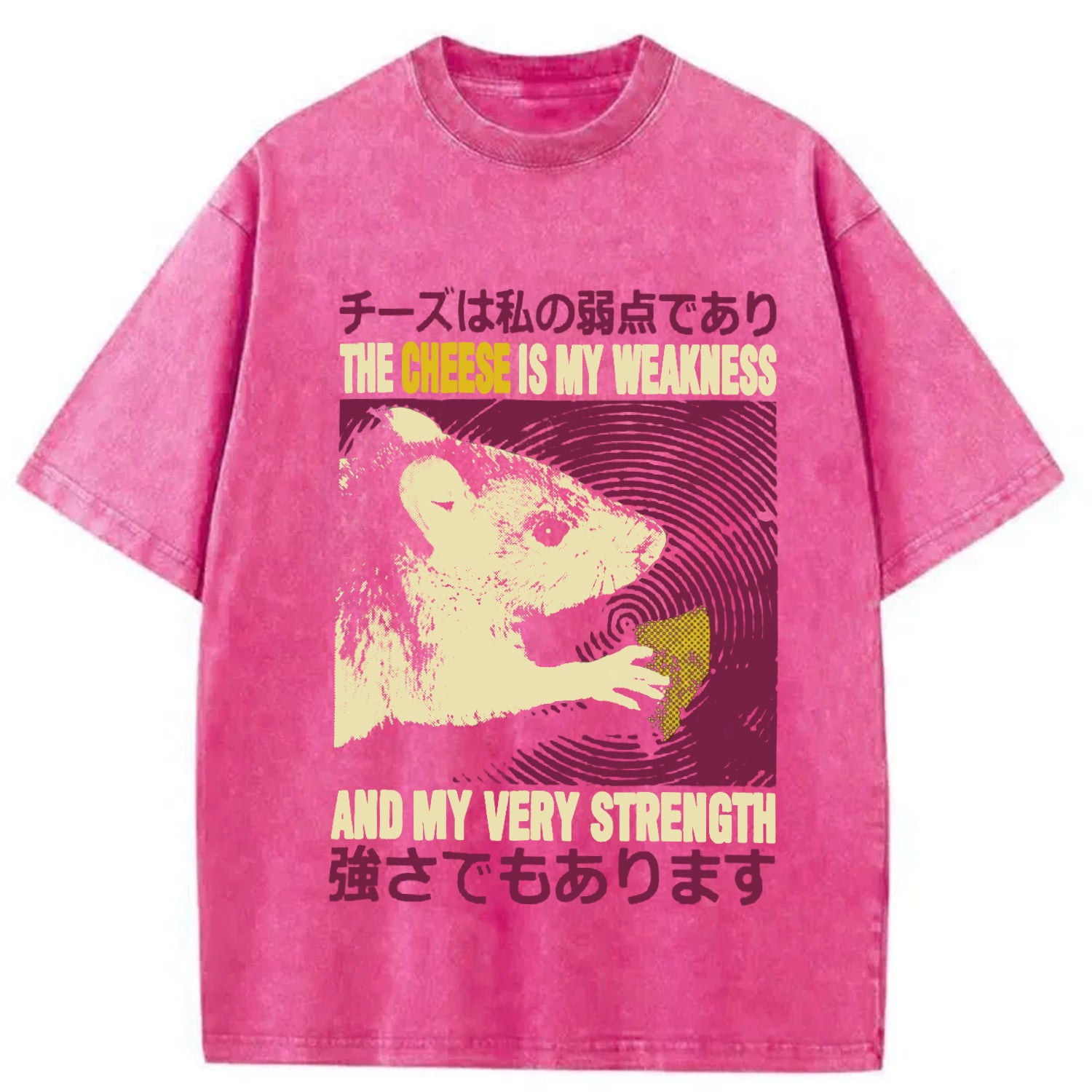 bbb The Cheese is My Weakness Washed T-Shirt