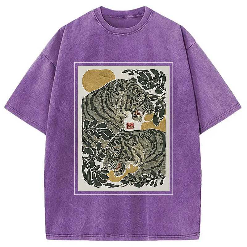 bbb Woodcut Tiger Washed T-Shirt