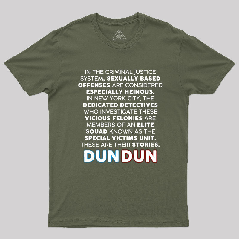 Law and Order SVU Opening Monologue  T-Shirt