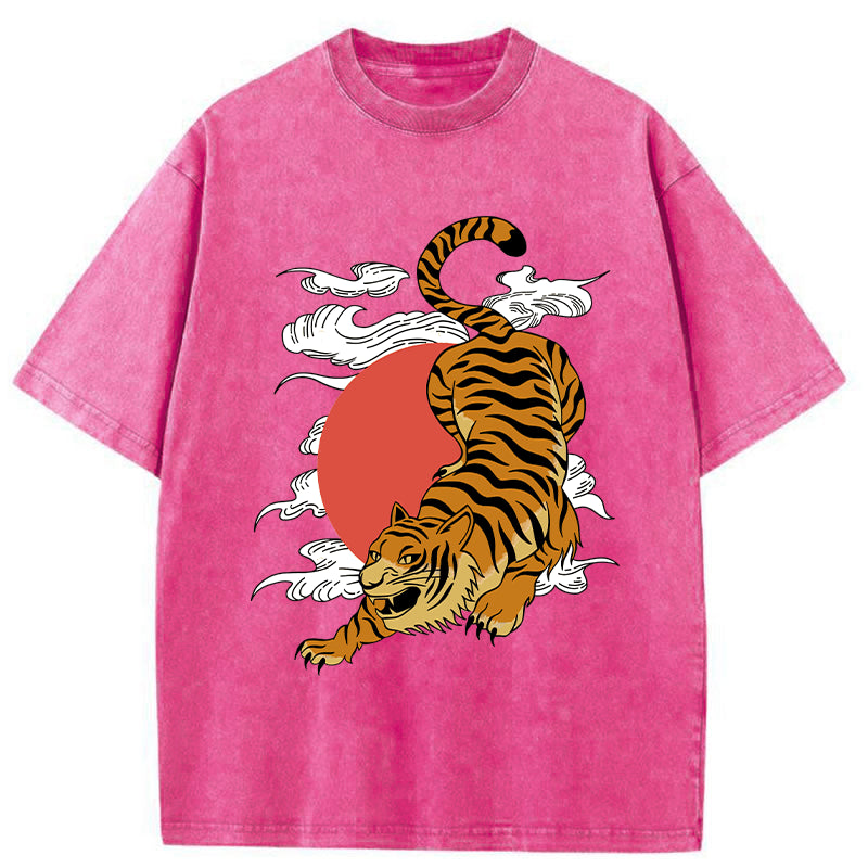 bbb Japanese Fierce Tiger Washed T-Shirt