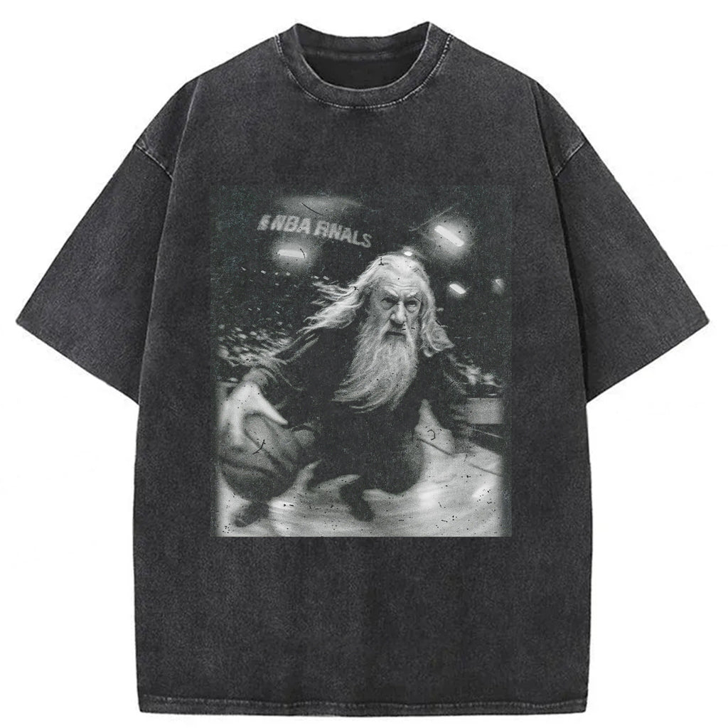 bbb Funny Wizard Comfort Washed T-shirt
