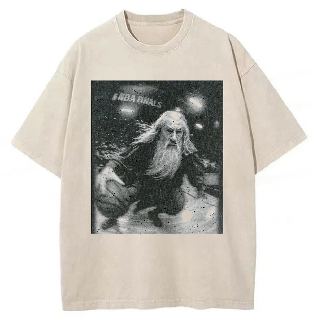 bbb Funny Wizard Comfort Washed T-shirt