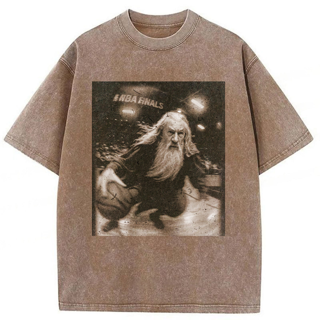 bbb Funny Wizard Comfort Washed T-shirt
