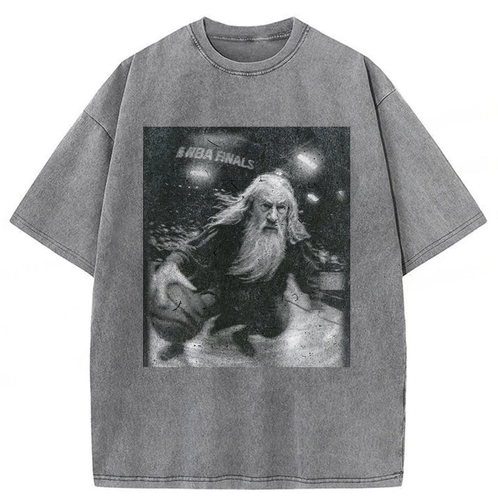 bbb Funny Wizard Comfort Washed T-shirt