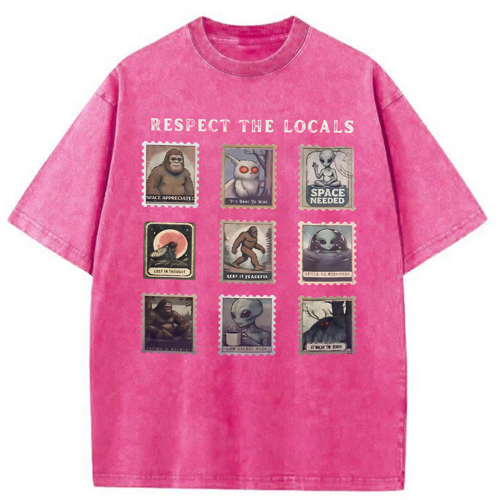 bbb Respect The Locals Washed T-shirt