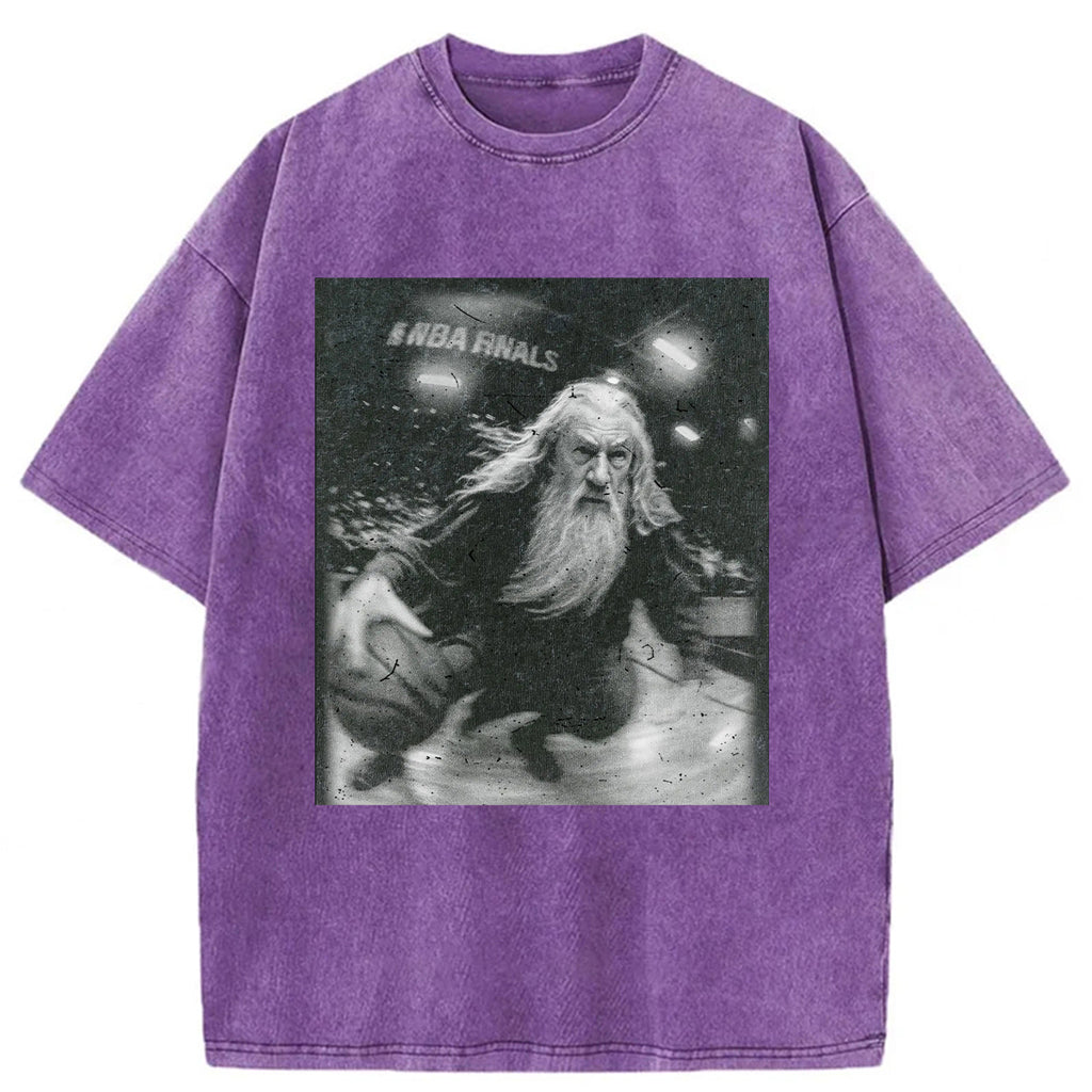 bbb Funny Wizard Comfort Washed T-shirt