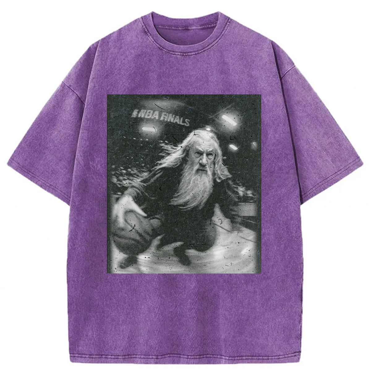 bbb Funny Wizard Comfort Washed T-shirt