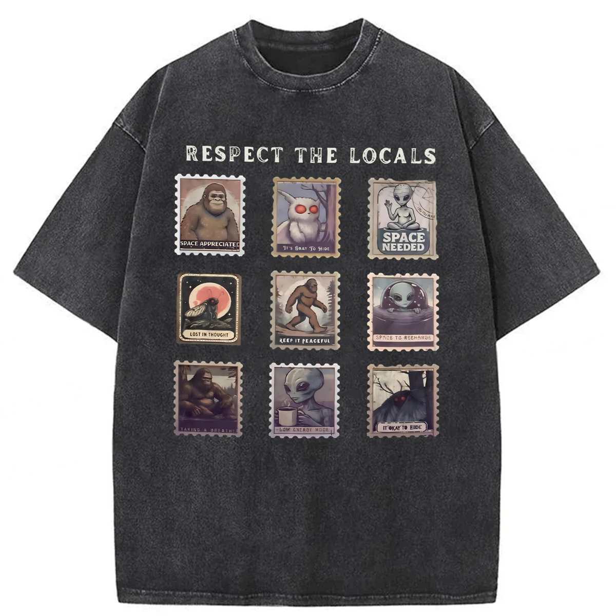 bbb Respect The Locals Washed T-shirt