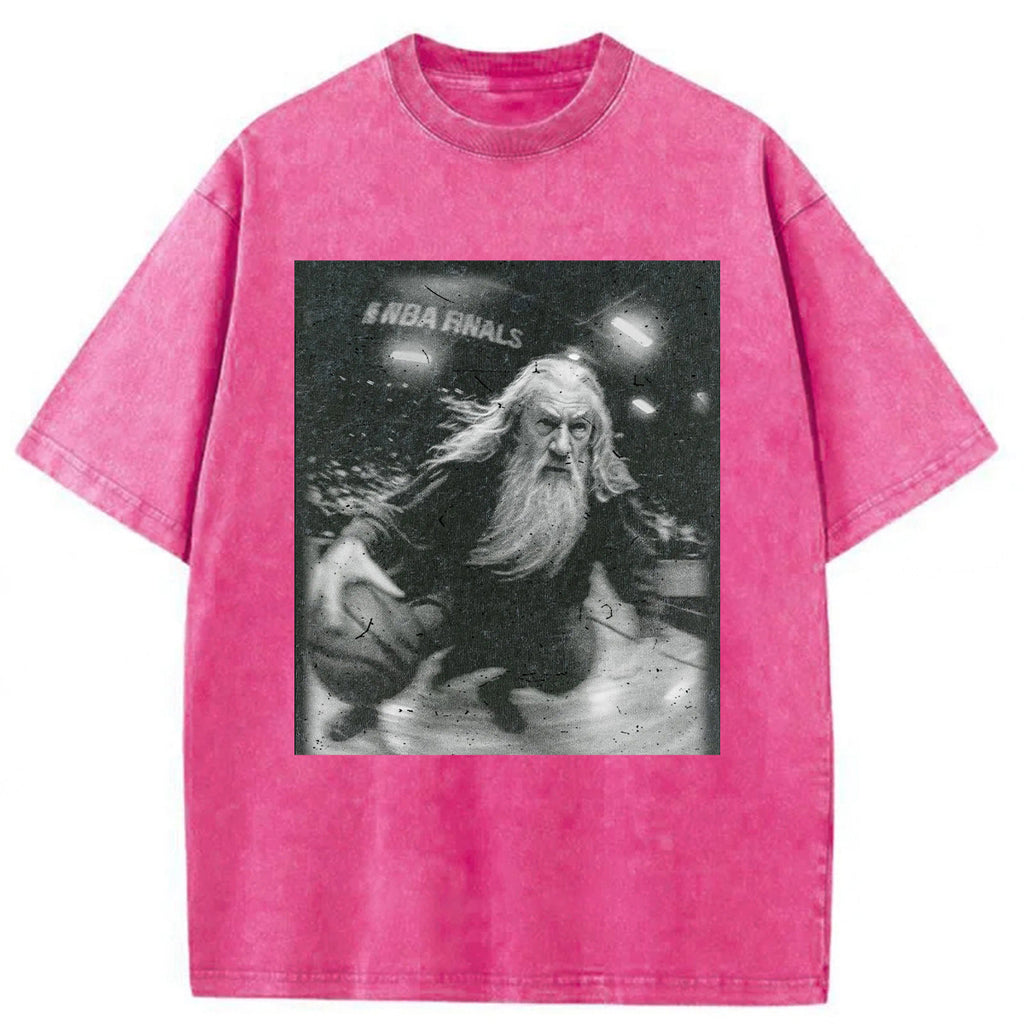 bbb Funny Wizard Comfort Washed T-shirt