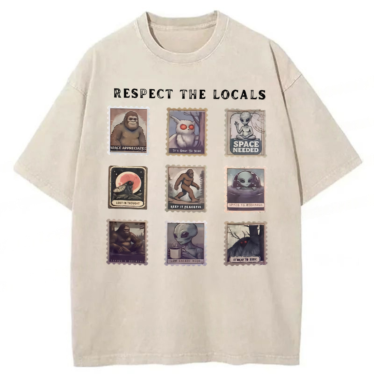 bbb Respect The Locals Washed T-shirt