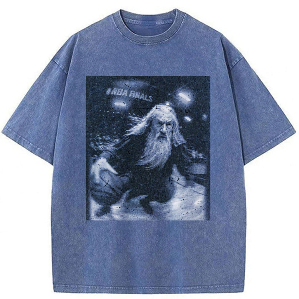 bbb Funny Wizard Comfort Washed T-shirt