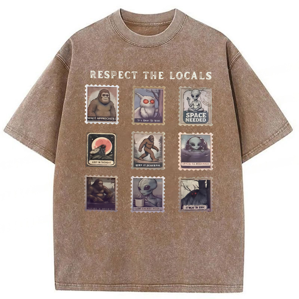 bbb Respect The Locals Washed T-shirt