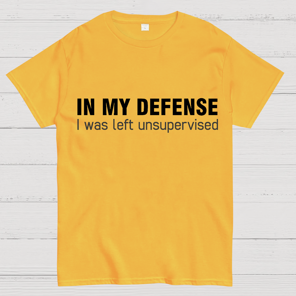I Was Left Unsupervised y T-Shirt
