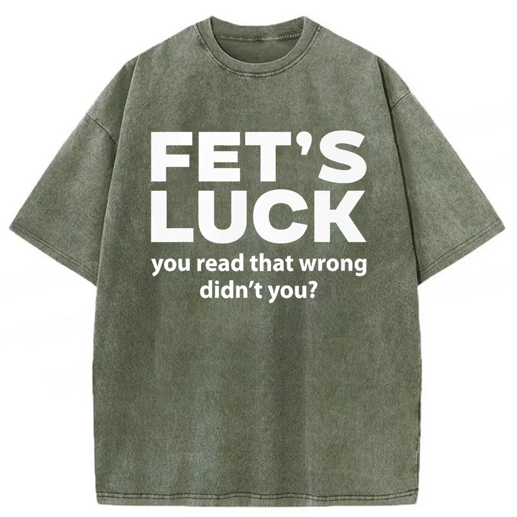 bbb Fet's Luck Washed T-shirt