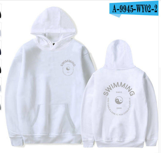Warm Unisex Hoodie - Pullover, Cotton Blend, For Winter