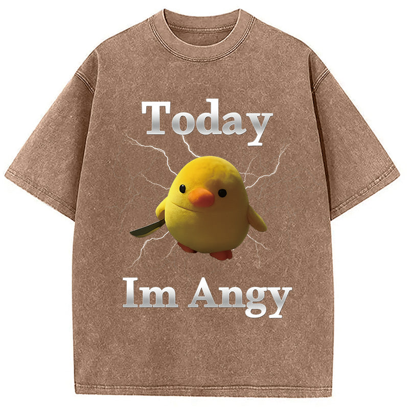 bbb Today I'm Angry Washed T-Shirt