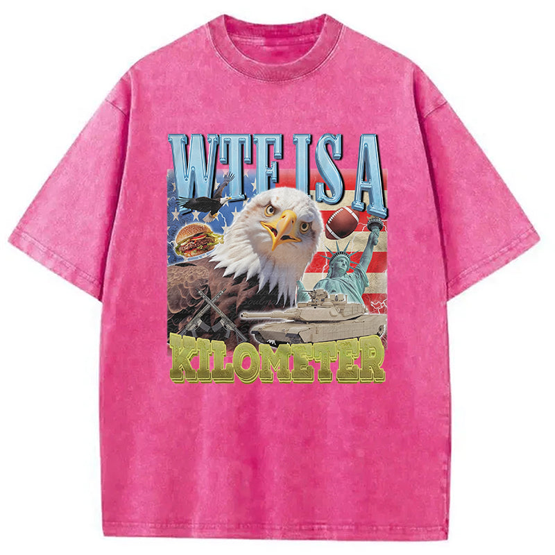 bbb Funny Eagle Meme Washed T-Shirt